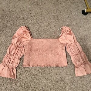 Intimately by free people cropped blouse